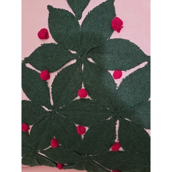 Place and Time Christmas Tree Holly Berry Pillow 18 X 18‎ Canvas Joann's - Picture 2 of 5